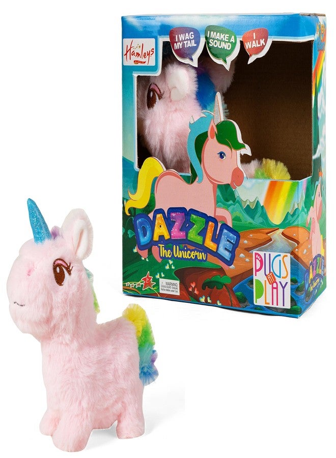 Hamleys Pugs & Play Dazzle The Unicorn Soft Toys for Kids, 3Y+, Multicolour | Safe & Gift-Friendly - Image 1